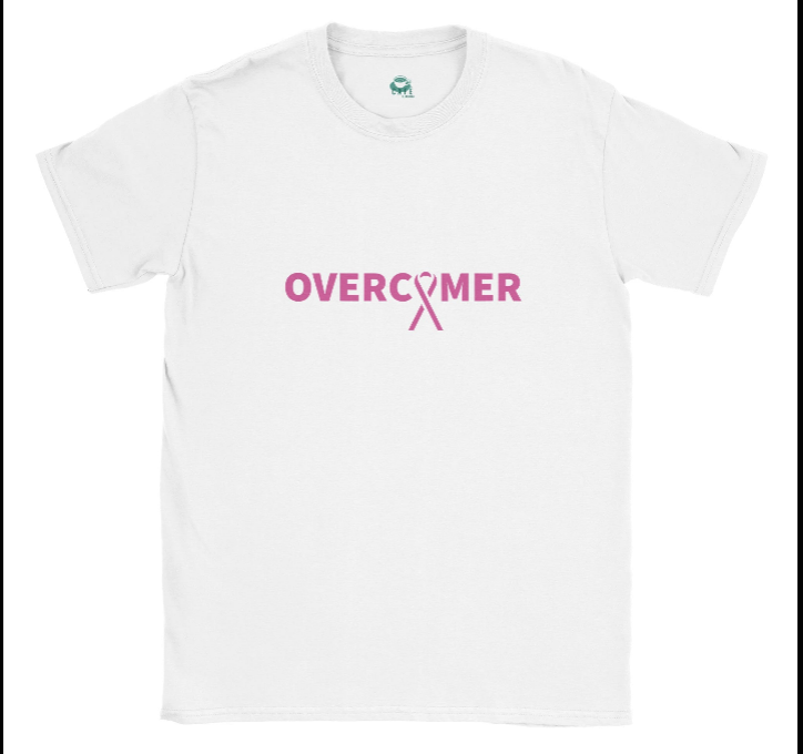 Overcomer - Breast Cancer Awareness T-shirt